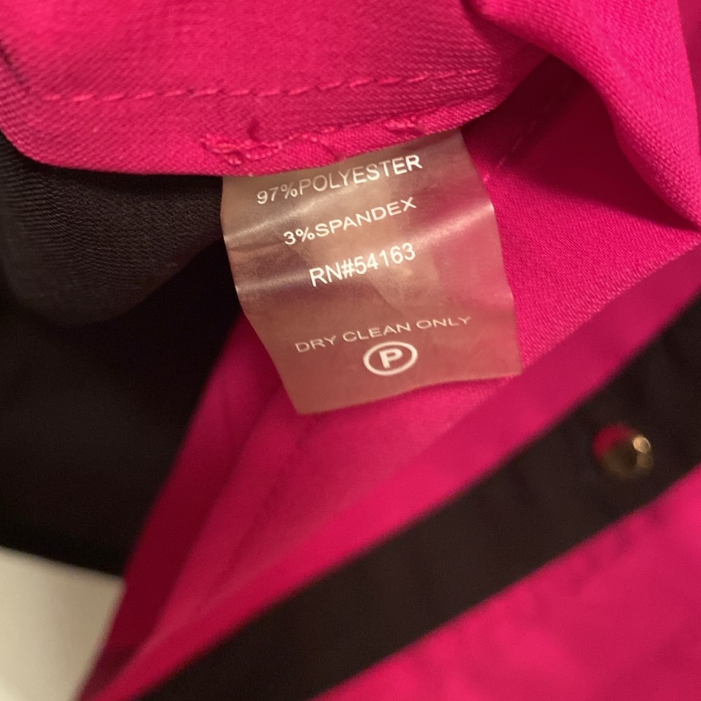 Calvin Klein Magenta Button Down Blouse…size XL - Picture 5 of 5